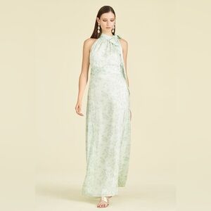 Sachin & Babi Kayla Gown in Jade Rose Watercolor
